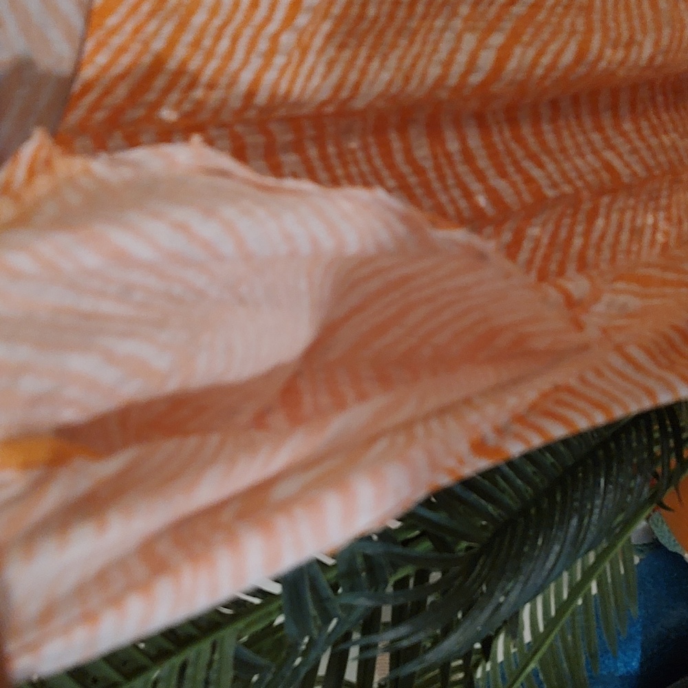 Orange Zebra Pattern Sequined Mk Top - image 5